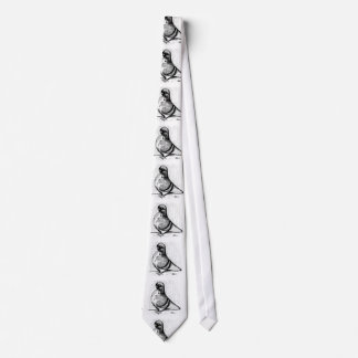 African Owl Pigeon 1978 Neck Tie