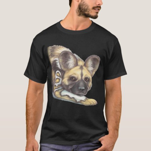 African Painted Dog T_Shirt