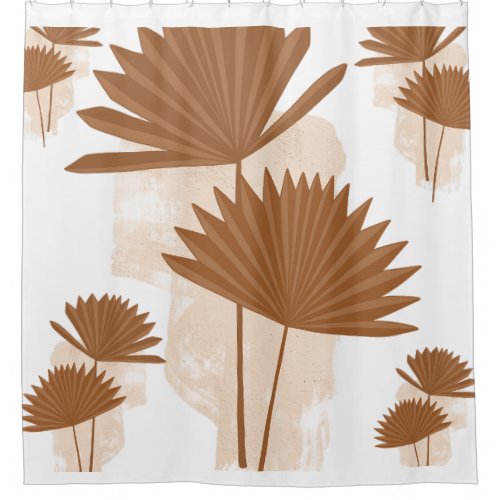 African Palms Duvet Cover Shower Curtain