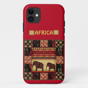 African patchwork iPhone 11 case