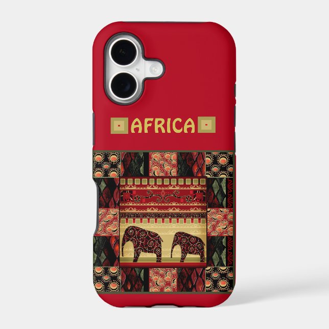 African patchwork iphone case (Back)