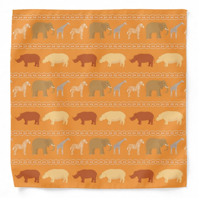 African pattern bandana (Front)