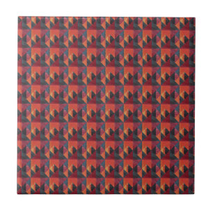 African pattern ceramic tile