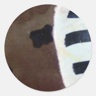 African pattern! classic round sticker