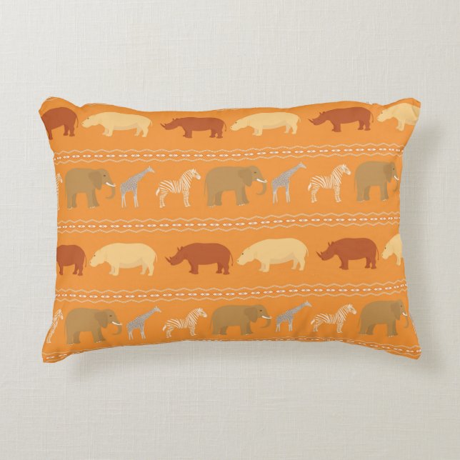 African pattern decorative pillow (Front)