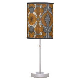 African Pattern Design Table Lamp