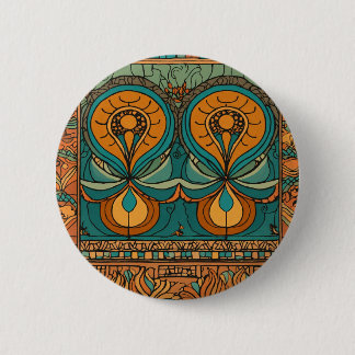 African Pattern Drawing Buttons
