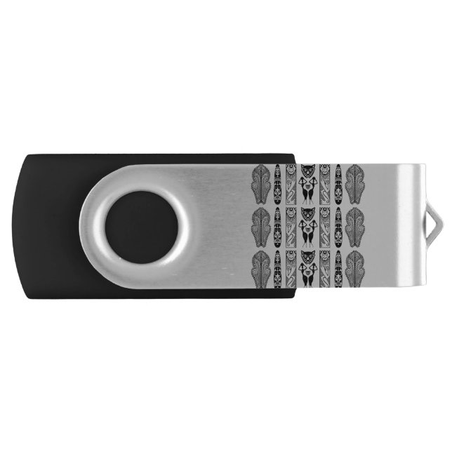 African Pattern Flash Drive (Front)