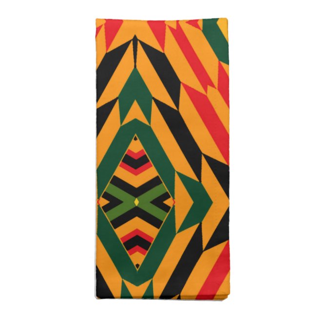 African Pattern Mix Napkins (Folded)