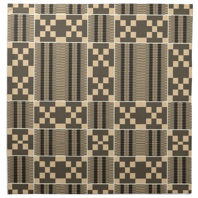 African Pattern Mix Napkins (Front)