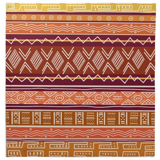 African Pattern Mix Napkins (Front)