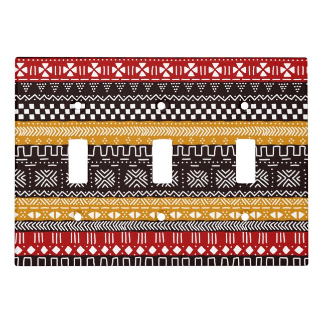 African Pattern Mix Switch Cover (Front)