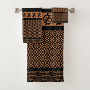 African Pattern Mix Towel Set