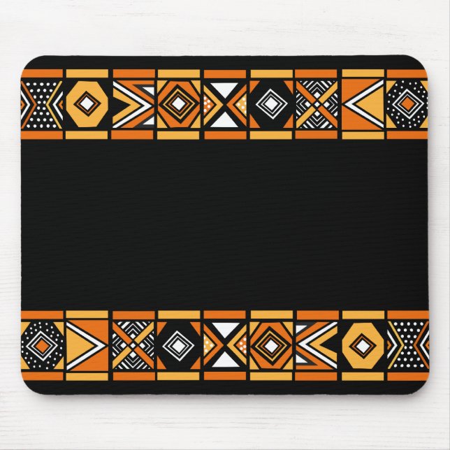 African pattern mouse pad (Front)