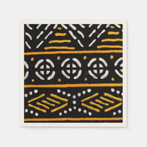 African Pattern Paper Napkins