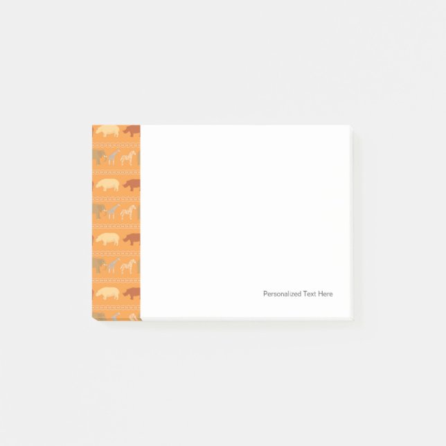 African pattern post-it notes (Front)
