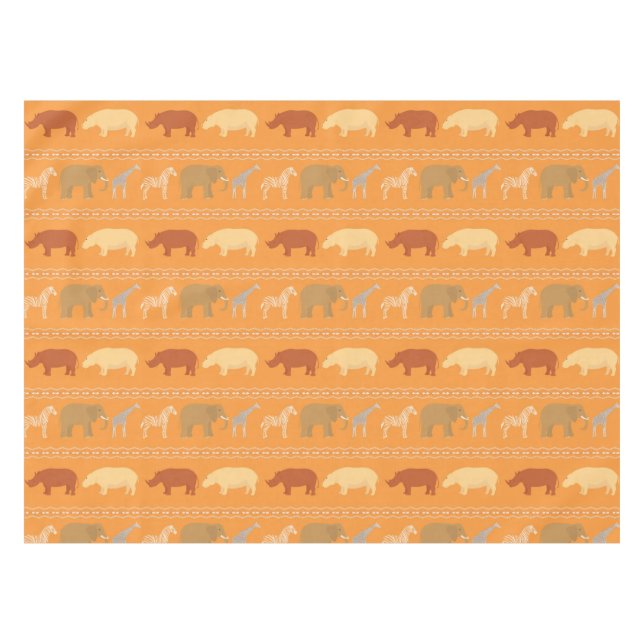African pattern tablecloth (Front (Horizontal))