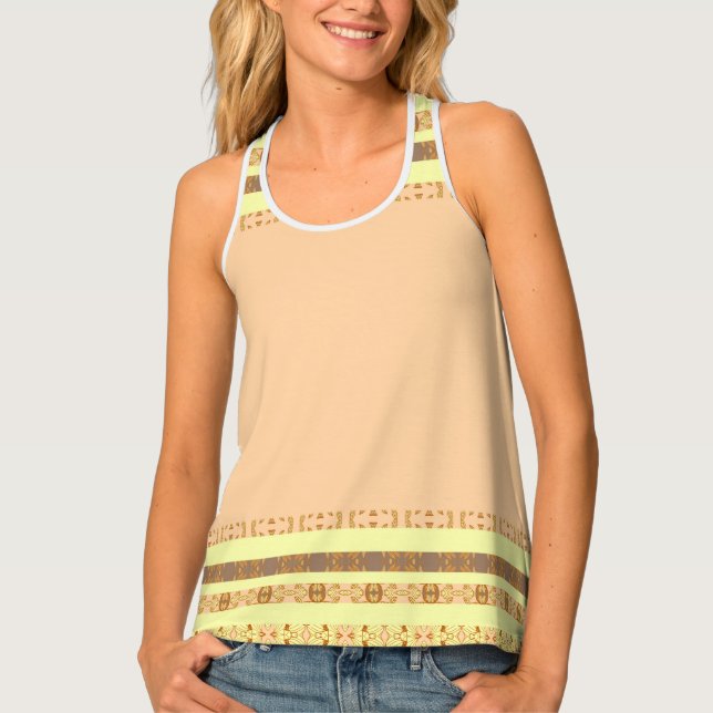 African pattern tank top (Front)