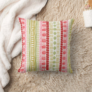 African Pattern Throw Pillow Home Decor