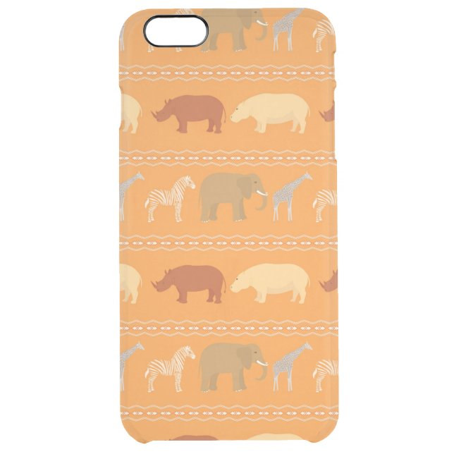 African pattern uncommon iPhone case (Back)