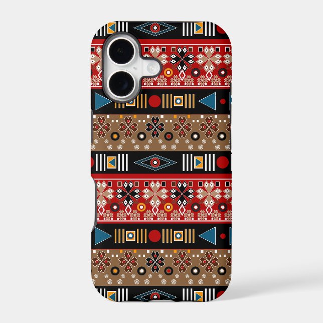 African patterns, oriental pattern throw pillow iphone case (Back)