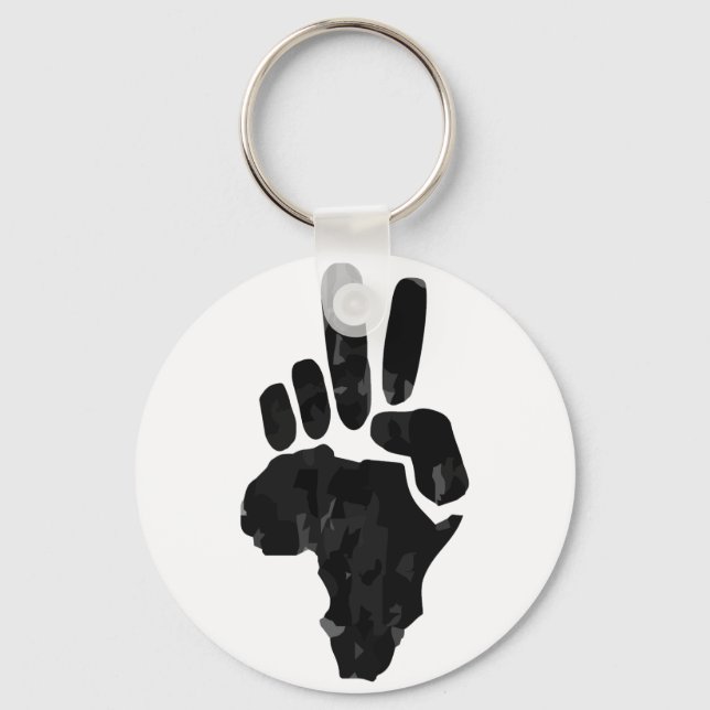 African Peace Keychain (Front)