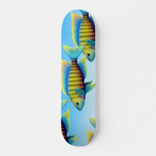 African Peacock Cichlid Fish Skateboard