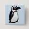 African Penguin Button
