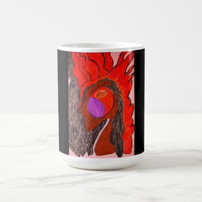African Phoenix Rising  Coffee Mug (Center)