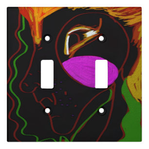 African Phoenix Rising Light Switch Cover