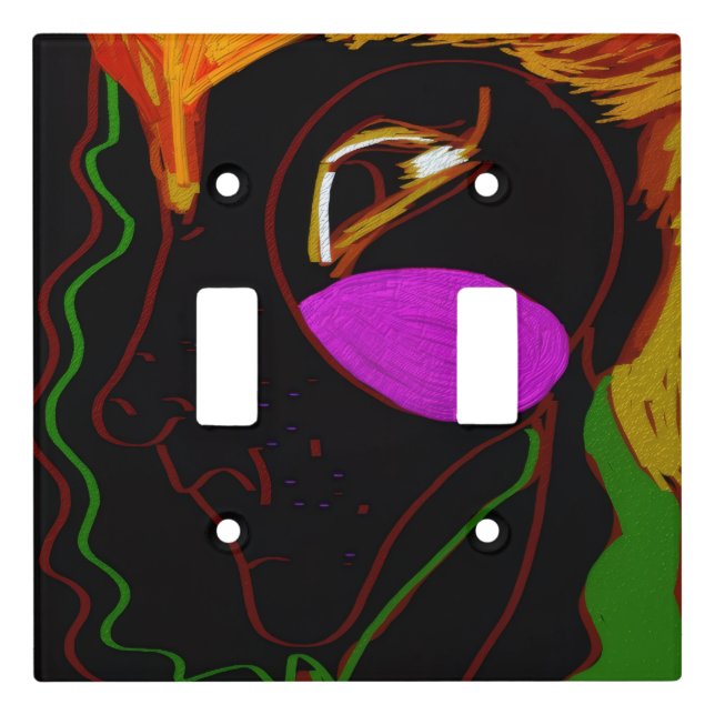 African Phoenix Rising  Light Switch Cover (Front)