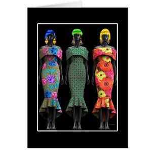  African Pop Art  Cards