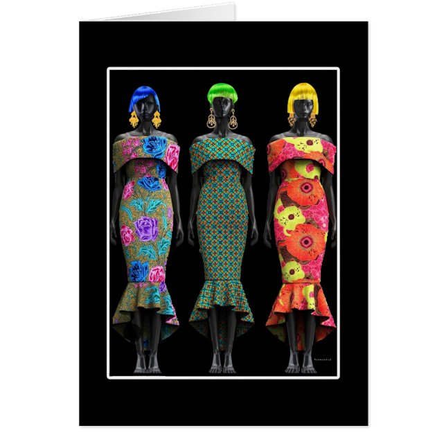  African Pop Art  Cards (Front)