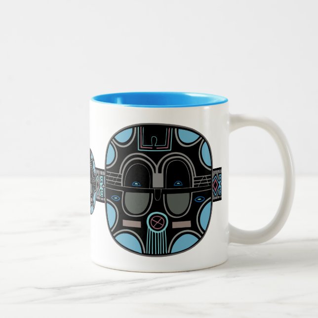 African Pop Two-Tone Coffee Mug (Right)