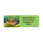 African Praying Mantis Label