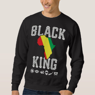 African Pride American Celebration  Fathers Day Gr Sweatshirt