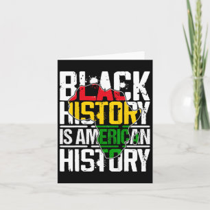 African Pride Juneteenth Black History Month 1  Card