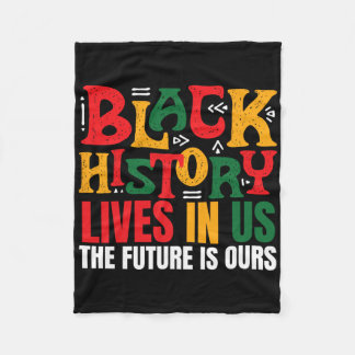 African Pride Juneteenth Black History Month _3  Fleece Blanket