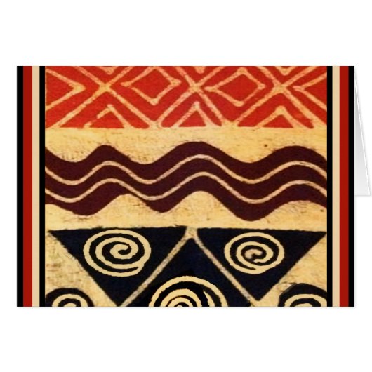 African Primordial Decor Cards (Front Horizontal)