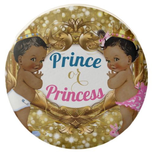 African Prince or Princess Royal Gender Reveal Chocolate Covered Oreo