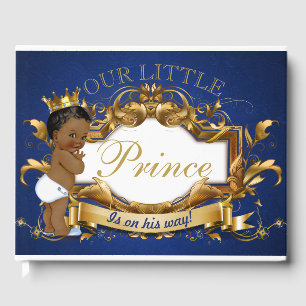 African Prince Royal Baby Shower Guest Book