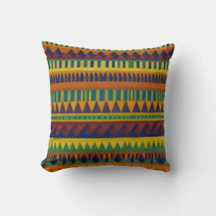 African print "Ankara" Throw Pillow