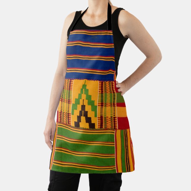 African Print Apron (Insitu)