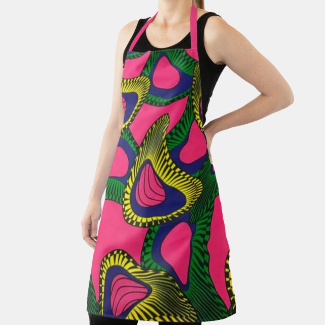 African Print Apron (Insitu)
