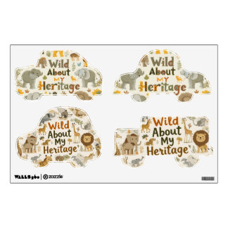 African Print Baby Bib – Proud of My Roots Wall Decal