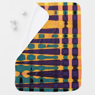 African Print Baby Blanket