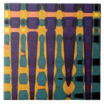 African Print Ceramic Tile