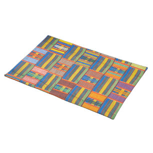 African Print Cloth Placemat