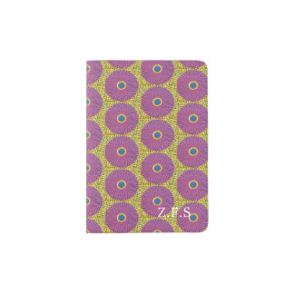 African Print Customizable Passport Holder