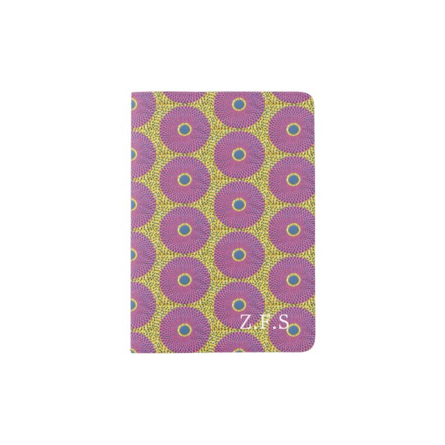African Print Customizable Passport Holder (Front)